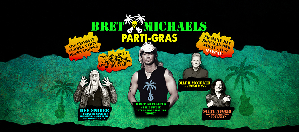 Bret Michaels Parti-Gras